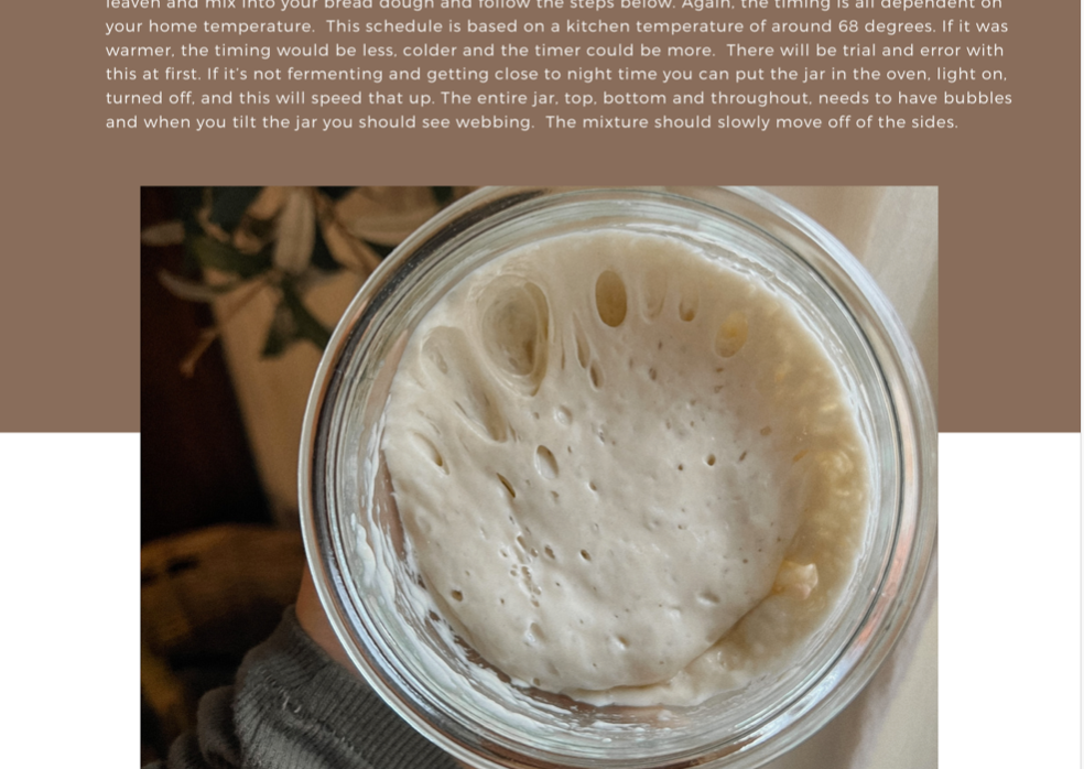 DIGITAL SOURDOUGH RECIPE GUIDE – Printable Recipe File – Sourdough Starter Guide – 16 Pages Recipe Pdf – Detailed Bread Recipe – Digital Download